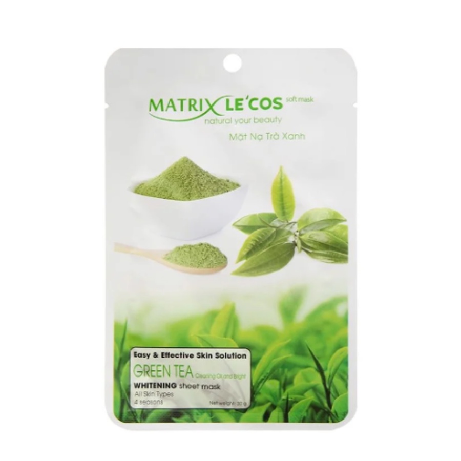 Mặt Nạ Dưỡng Da Matrix Trà Xanh Giúp Ngừa Lão Hoá 30Gr