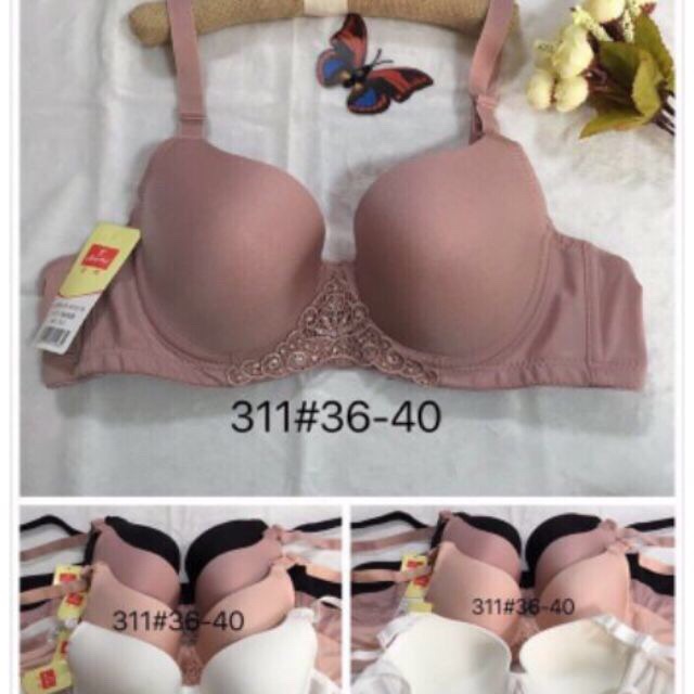 (311 áo lót satin bigsize nâng đỡ vòng ngực siêu khủng