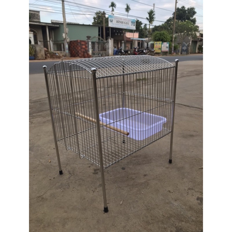 Lồng inox tắm chim