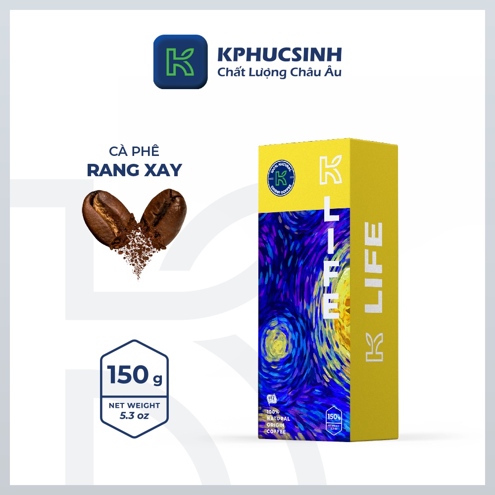 Hộp hạnh phúc &quot;Happy Life Box&quot; cà phê rang xay, hòa tan và filter KPHUCSINH - Hàng Chính Hãng