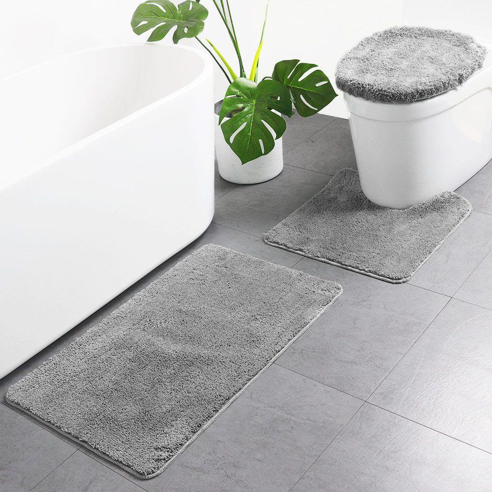 JUNE Bộ 3 Thảm Lót Sàn Nhà Tắm Chống Trượt Chất Lượng Cao