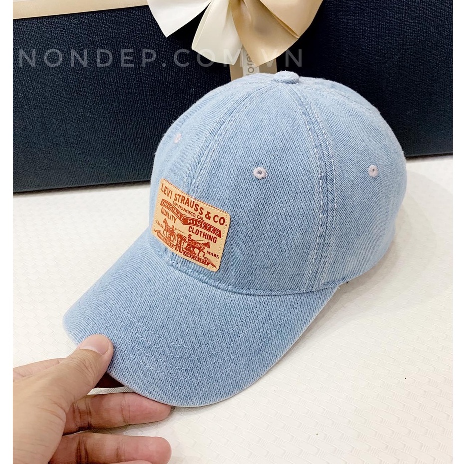 Nón kết / Mũ lưỡi trai Levis Jean bụi cá tính thời trang, Hàng VNXK FreeSize Unisex
