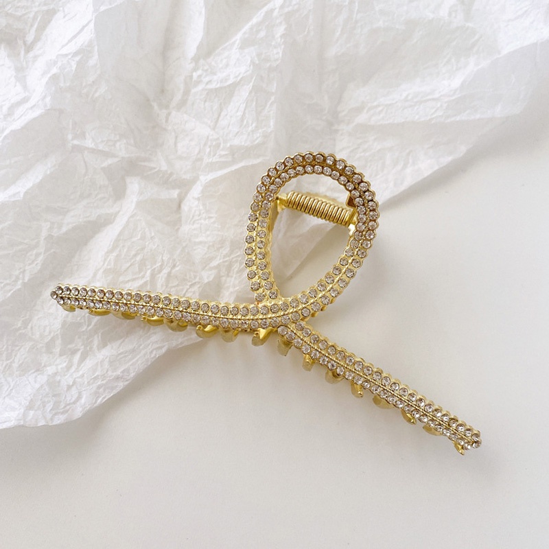 Kẹp tóc càng cua đính đá xinh xắn thời trang dành cho nữ