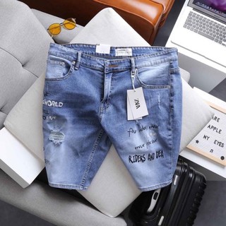 Short jean nam in chữ big size