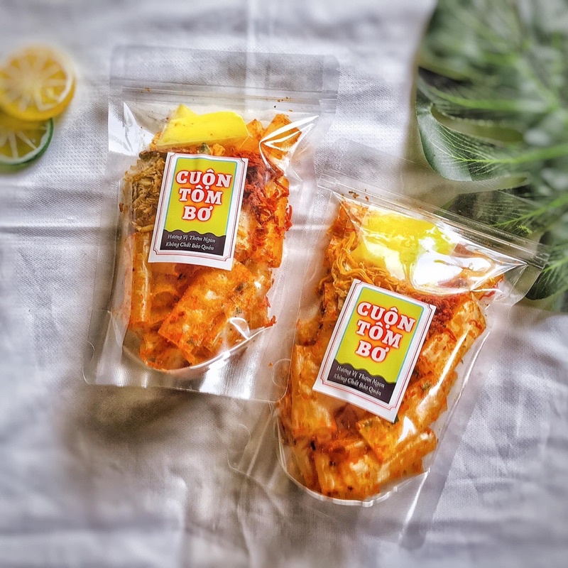 Bánh Tráng cuộn tôm bơ 200gr  túi zip cao cấp - Thèm Gì cũng có