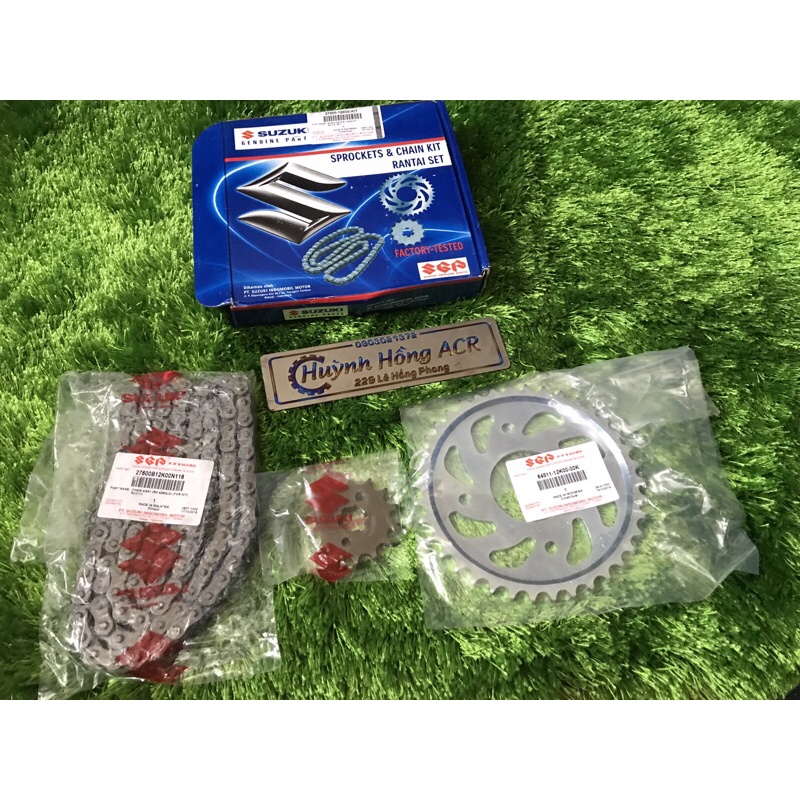 Combo Bộ nhông sên dĩa Zin Satria fi/Raider fi