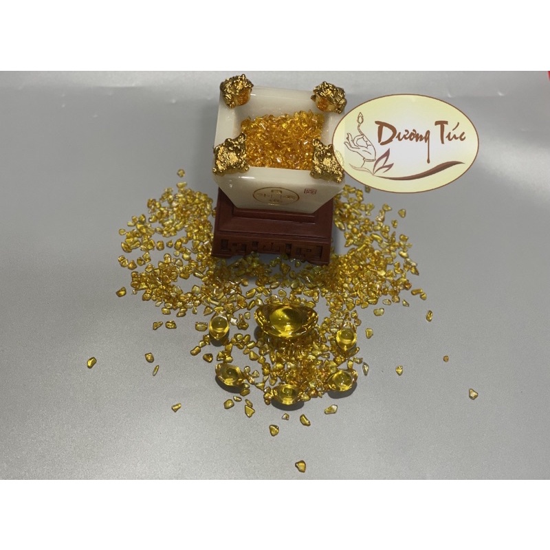 Bát Tụ Bảo ( Tụ Bảo Bồn , Hũ Vàng ) Bằng Ngọc, Chiêu Tài Lộc Phong Thuỷ