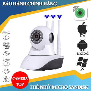 [Khuyến Mãi] Camera Quan Sát Toàn Cảnh 360 Wifi Icsee 2.0 Mp Chính Hãng Độ Kèm Thẻ Nhớ 32GB Full HD 1080p