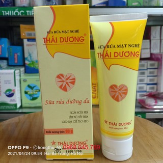 Sữa rửa mặt nghệ Thái Dương tuýp 90g