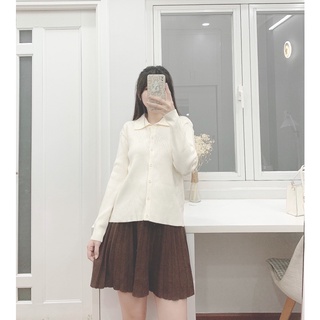 Áo len tăm cổ polo