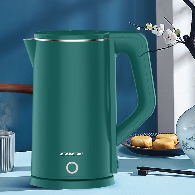 Bình siêu tốc 2 lớp màu xanh COEX CK-5111G