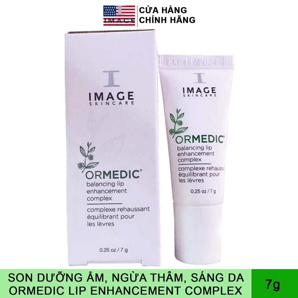 Son Dưỡng Môi Chiết Xuất Tự Nhiên Image Skincare ORMEDIC Lip Enhance Complex - Care For Skin 7g