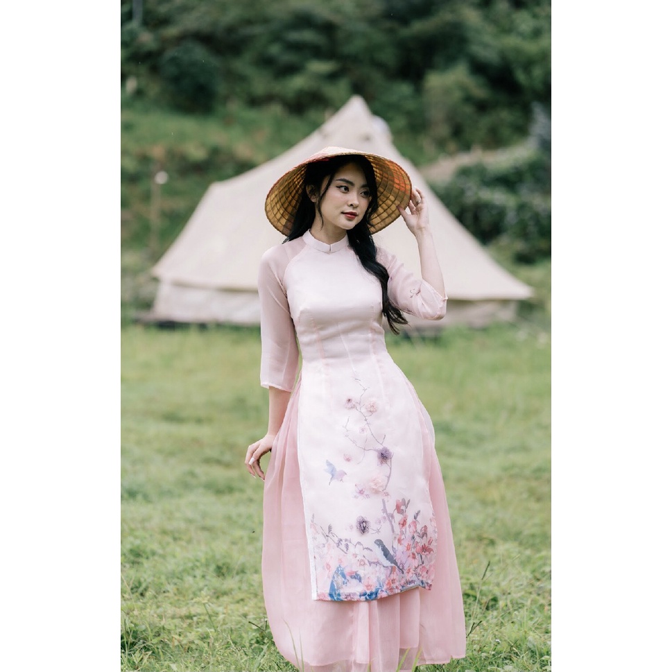 MINX - Áo dài Organza Anh Đào