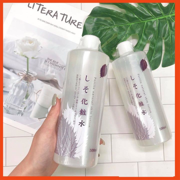 Nước hoa hồng tía tô Nhật bản [FREE SHIP_CHUẨN NỘI ĐỊA] 500ml phiên bản mới nhất