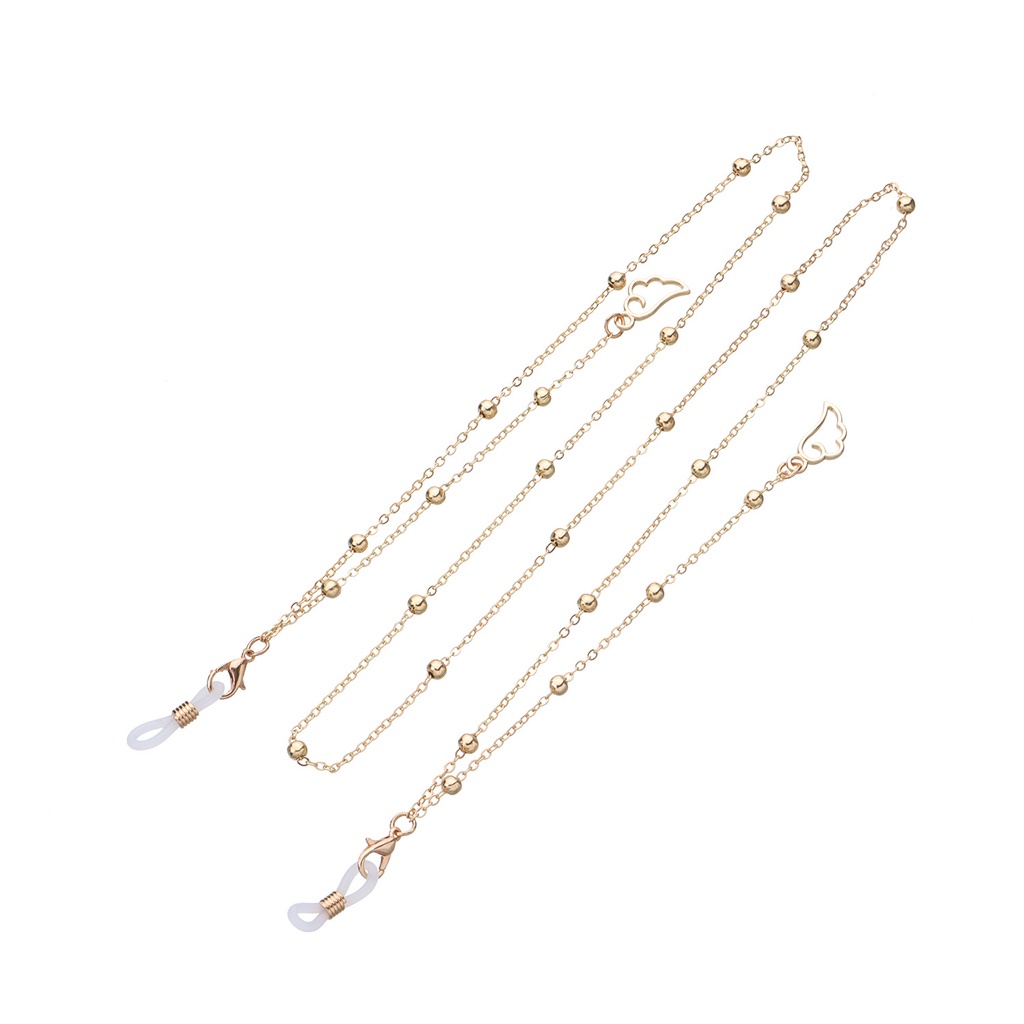 Dây Xích Gắn Mắt Kính Hình Đôi Cánh Thiên Thần Dễ Thương Dành Cho Nữ