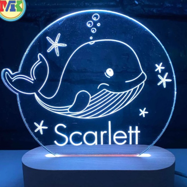 Đèn Ngủ Led 3D Trang Trí - Quà