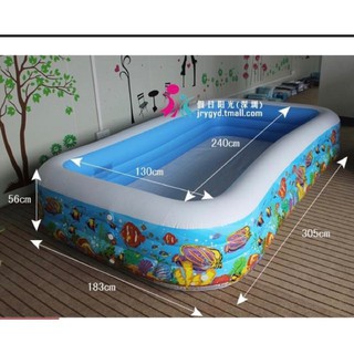 BỂ BƠI PHAO CỠ LỚN 3 TẦNG * 3,05 MÉT - CHO CẢ GIA ĐÌNH