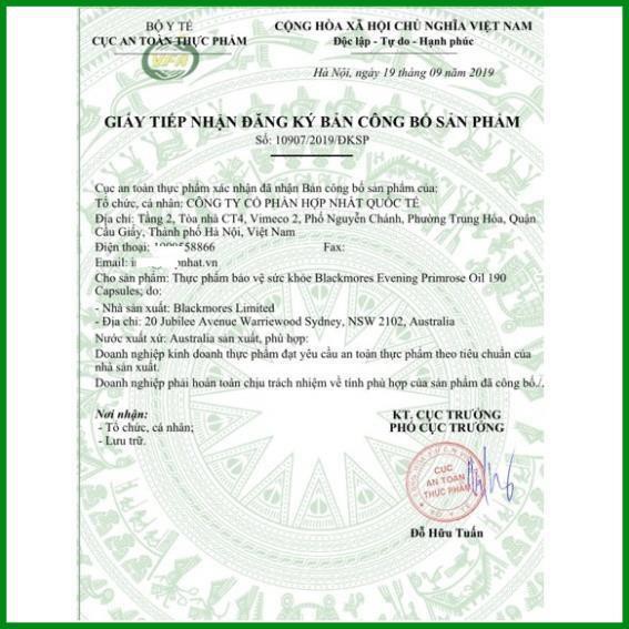 Tinh dầu hoa anh thảo Blackmores 190 viên của ÚC - Điều hòa nội tiết, tăng thụ thai, đẹp da | Thế Giới Skin Care