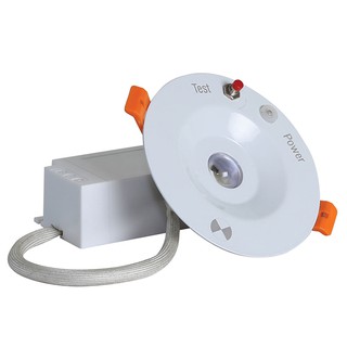 Đèn led âm trần downlight khẩn cấp 5w model: bd at07l kc 90/5w