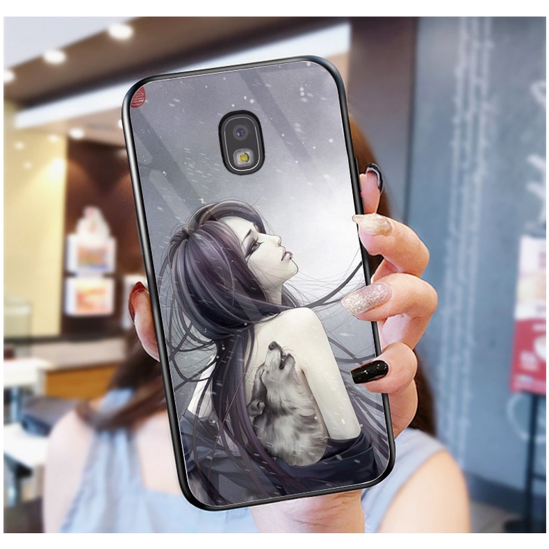 Ốp Lưng SAMSUNG GALAXY J7 PRO Ốp kính bóng cao cấp mới nhất