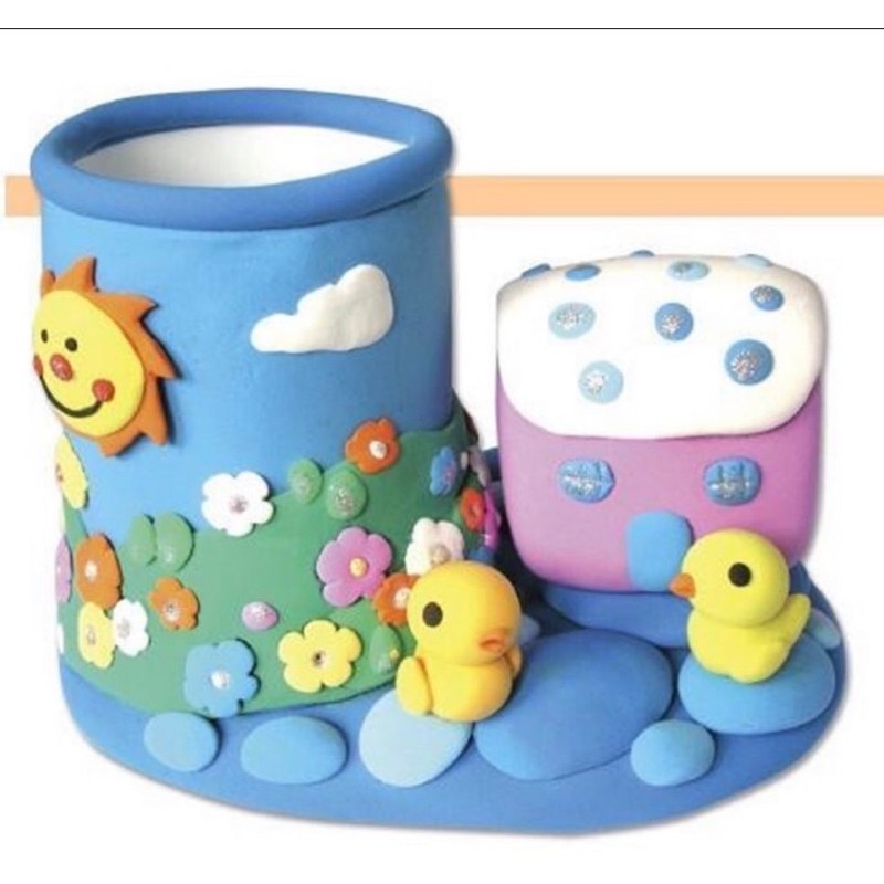 100g Đất sét Nhật super clay làm slime,nặn tượng, tạo hình