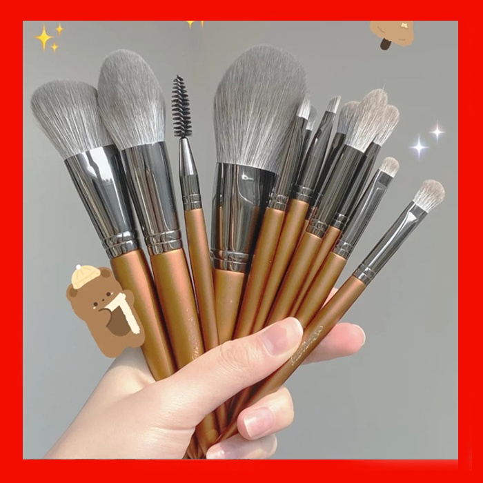 Bộ cọ trang điểm cá nhân cọ mắt môi cọ nền má hồng phấn phủ