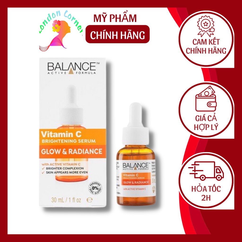 Serum Vitamin C Balance Active giảm thâm, sáng da 30ml, hàng chính hãng phân phối - có tem phụ