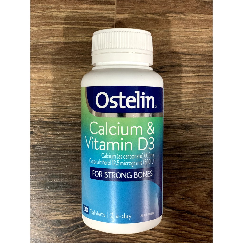 [HÀNG NHẬP ÚC] Viên uống Ostelin Calcium & Vitamin D (130 viên)