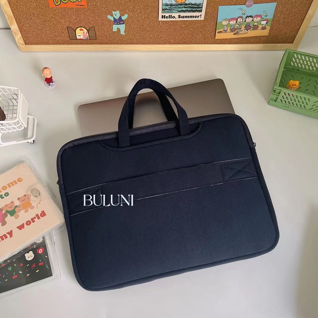 Túi đựng laptop 13.3 14.1 15 16.1 inch thêu hình mèo lười xinh xắn