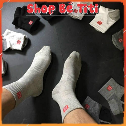 Combo 5 Đôi Tất Nam Nữ Vớ nam Nữ Hàng Xuất Nhật Tất Nam Nữ cao cấp kháng khuẩn Shop Bé Titi