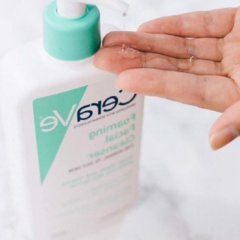 Sữa Rửa Mặt CeraVe Foaming Facial Cleanser Dành Cho Da Dầu, Hỗn Hợp - 473ml
