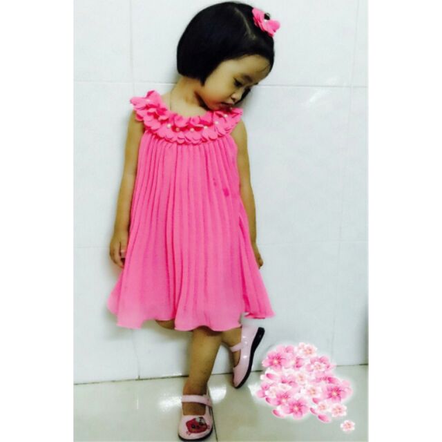 Đầm dập ly chifon rất đẹp