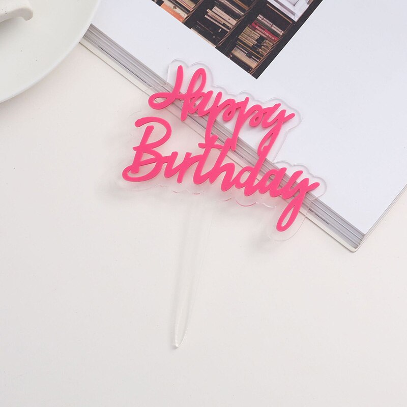 Chữ Happy Birthday Cắm Trang Trí Bánh Kem