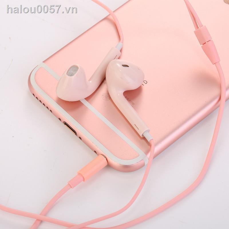 OPPO Tai Nghe In-Ear Màu Hồng Ngọt Ngào Cho Iphone6S Apple Vivo