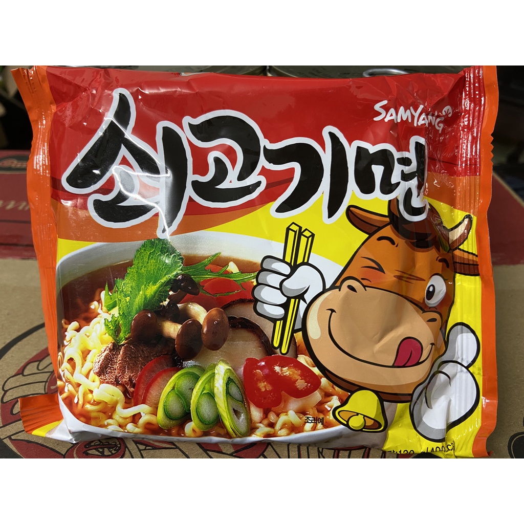 MÌ BÒ SAMYANG HÀN QUỐC GÓI 120G