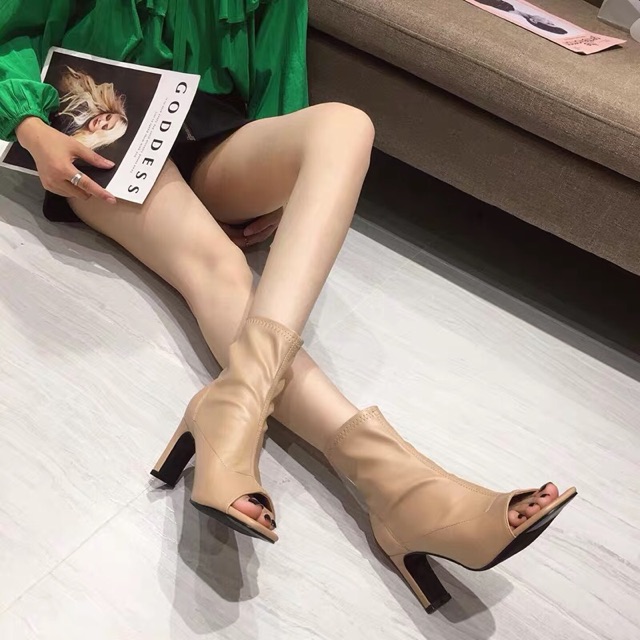 (S99) Bốt nữ lửng lỡ cổ HỞ MÕM ( mã 3009) | BigBuy360 - bigbuy360.vn