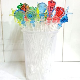 Muỗng Khuấy Sao Vỏ Ốc 10 Cái