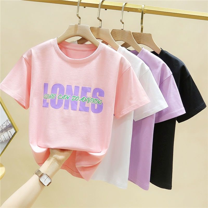 Áo Thun Cotton Tay Ngắn Phong Cách Mới 2022 Cho Bé Gái