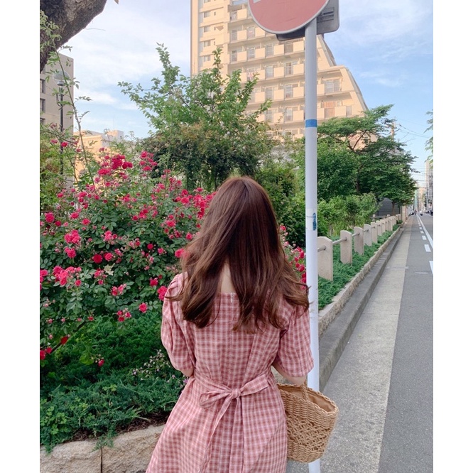 GIẤY rập may đầm cột nơ eo