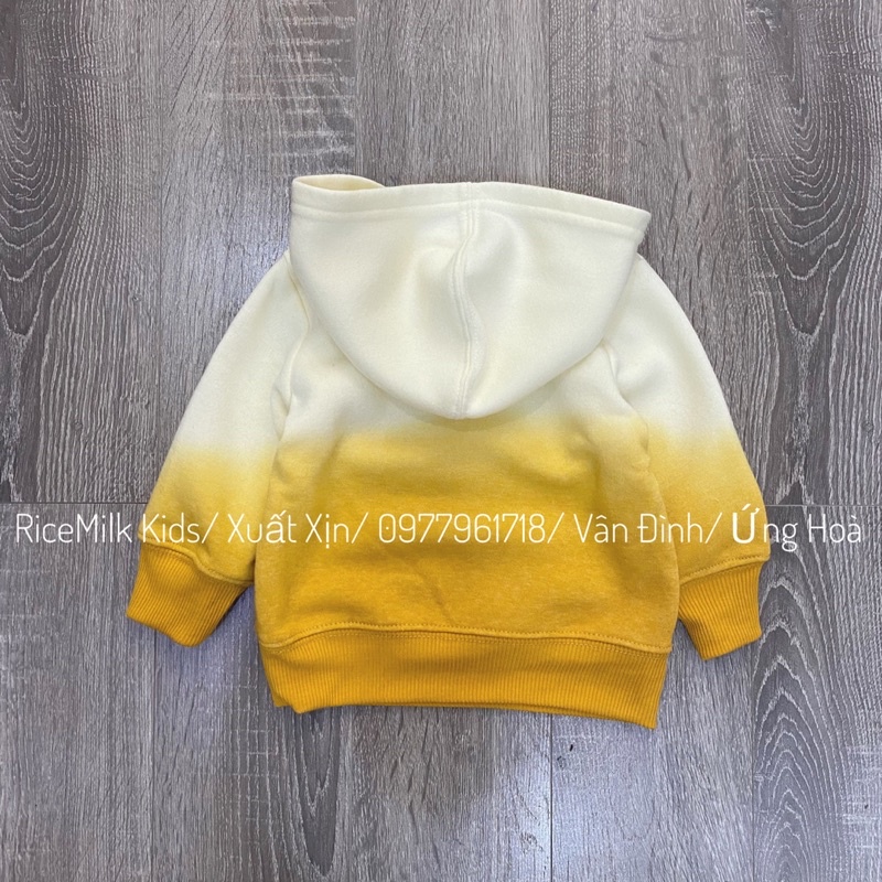 Áo nỉ hoodie Batman màu vàng cháy phối kem xuất dư xịn