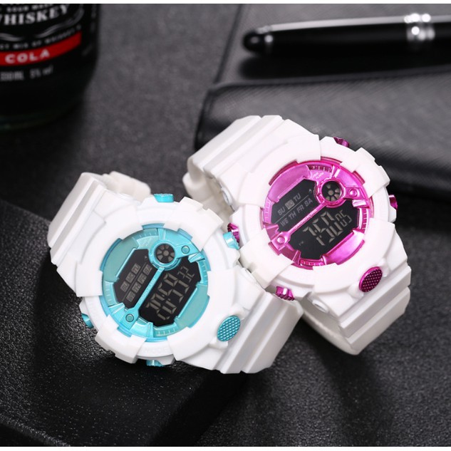 Đồng hô nữ điện tử Sport Watch màn hình điện tử siêu chống nước nhỏ xinh