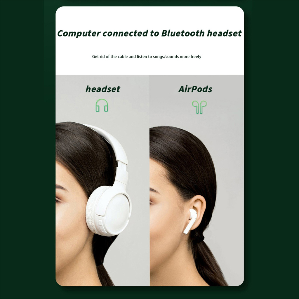 Set Tai Nghe Bluetooth Không Dây Dùng Cho Pc / Game