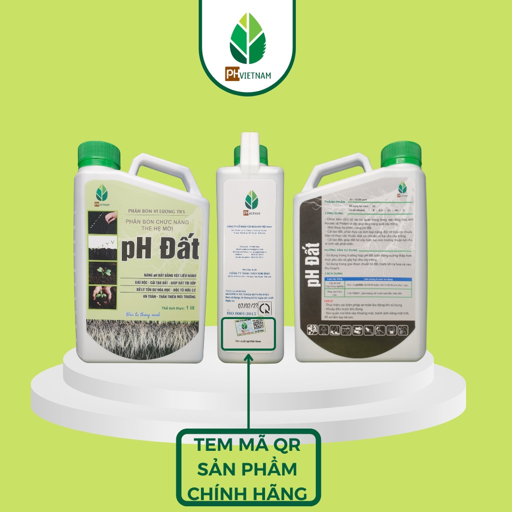 Giải Độc Đất, Nâng Nhanh Độ pH - Cải Tạo Đất, Khử Chua, Hạ Phèn, Tiết Kiệm Phân Bón - PH VIỆT NAM - pH Đất
