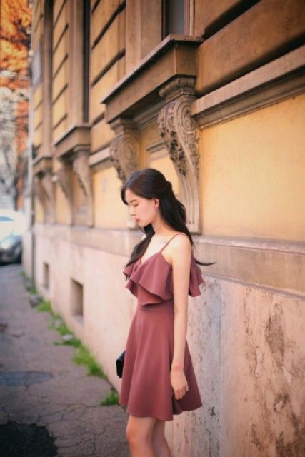 [Mã BMBAU50 giảm 50K đơn 150K] Zerasy - Đầm dây phối bèo mặc được 2 kiểu | BigBuy360 - bigbuy360.vn