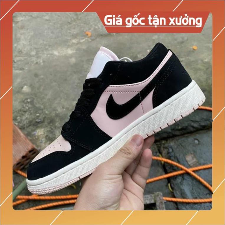 [FreeShip+ Hàng Xịn]  giày Jordan hồng đen thấp cổ cao cấp mới : / .