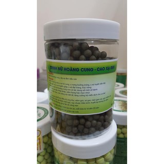 Hộp 500g viên trinh nữ hoàng cung-cao xạ đen