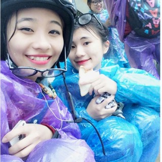 Áo mưa bộ dẻo trong siêu rộng (Giao mầu ngẫu nhiên)