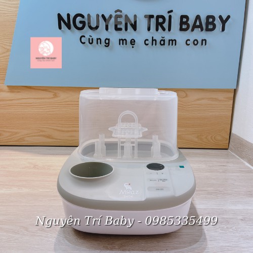 Máy hâm sữa tiệt trùng sấy khô 3 trong 1 Moaz bébé MB-005