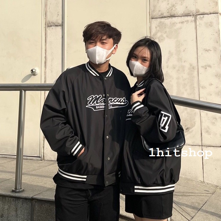 Áo Khoác Dù BOMBER MAR.CUS. Ulzzang Unisex 1hitshop