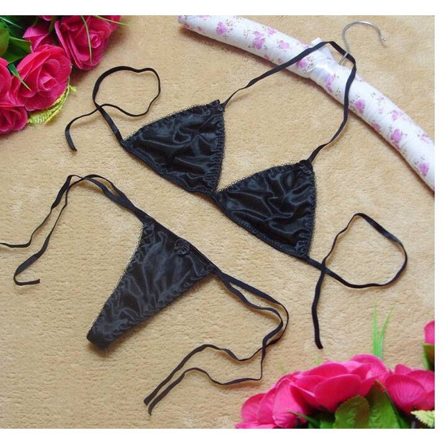 Hồng đỏ đen Áo lót phi bóng gợi cảm đồ ngủ sexy ren lưới đẹp | BigBuy360 - bigbuy360.vn